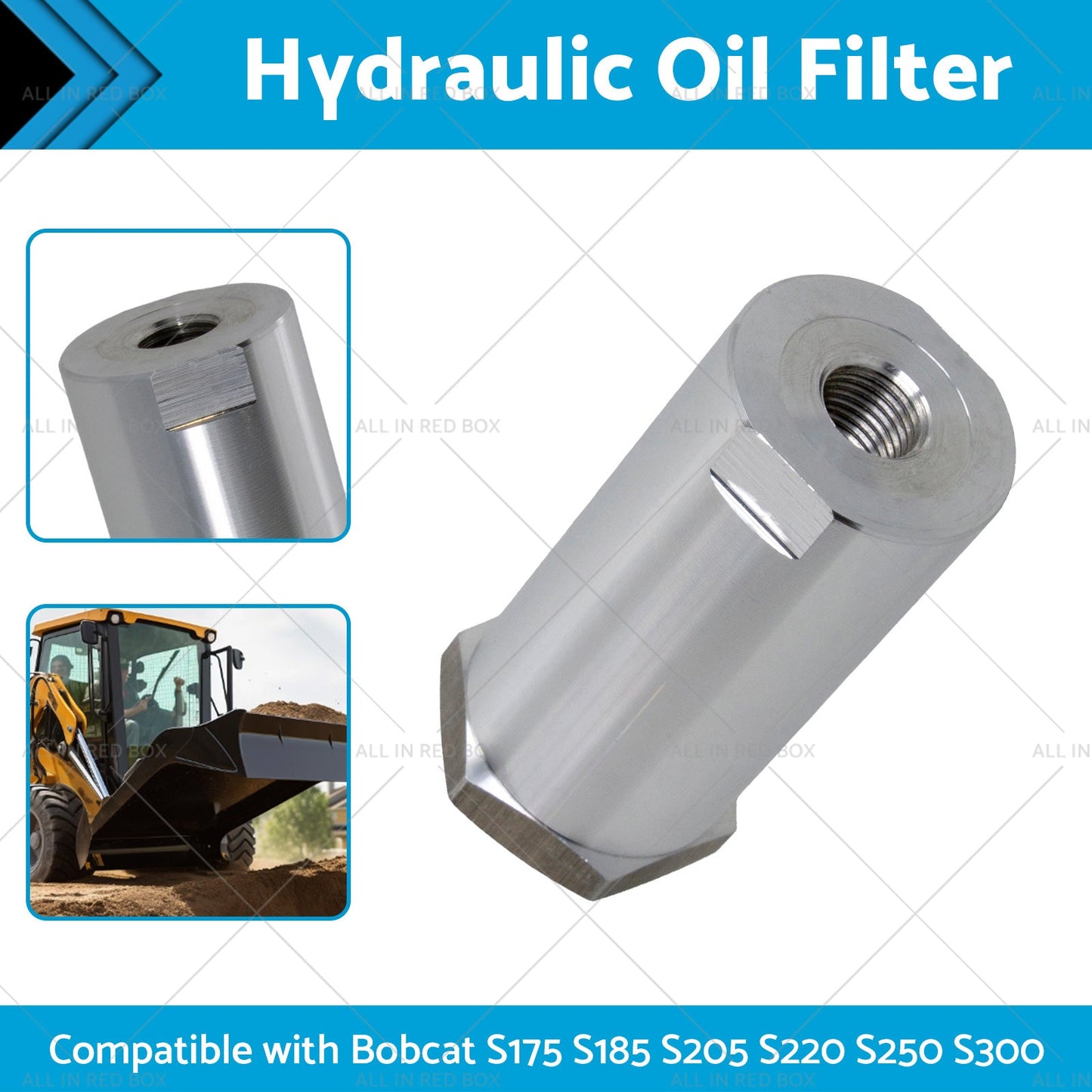 Hydraulic Case Drain Filter 6661022 For Bobcat S175 S185 S205 S220 S250 S300-2