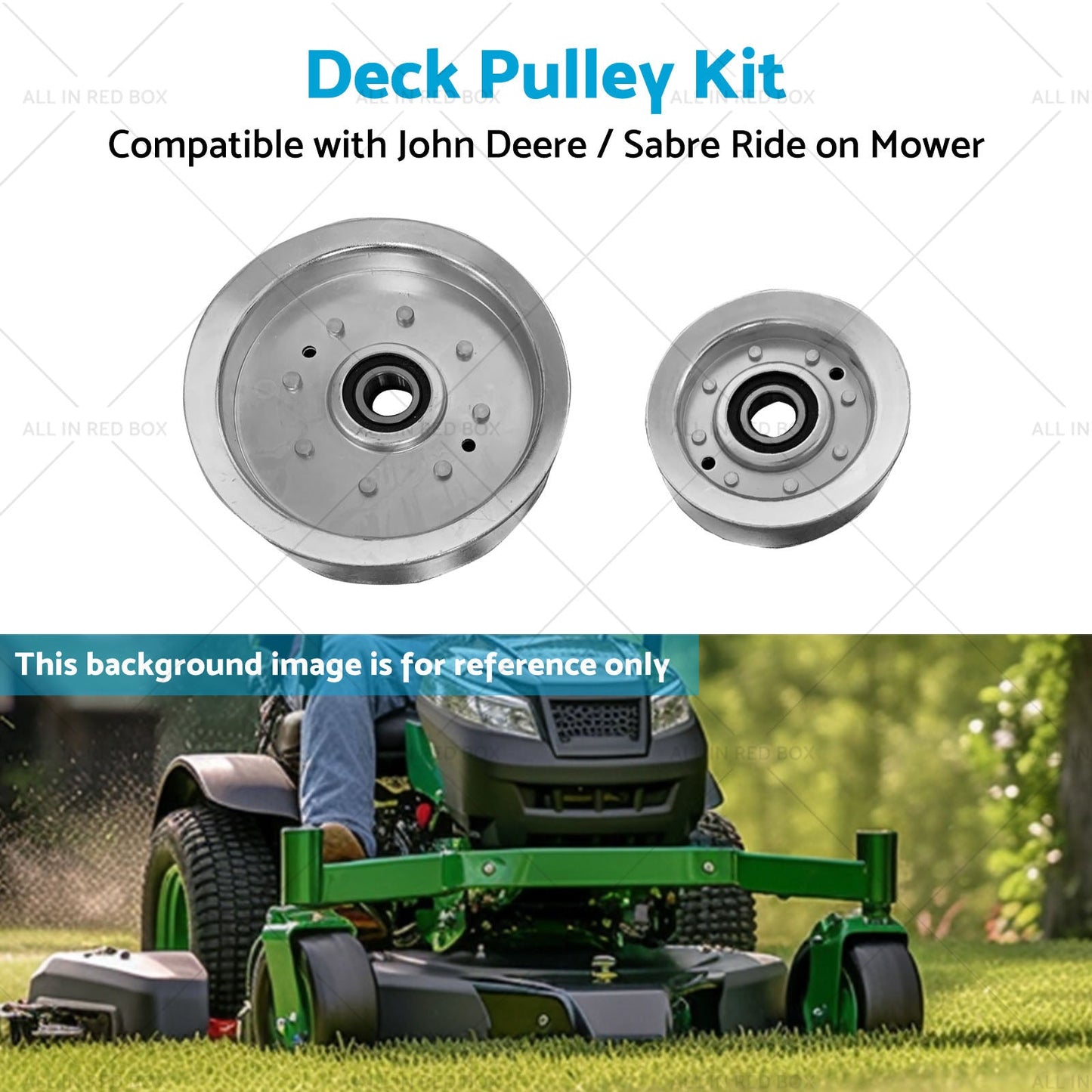Deck Pulley Kit Ride on Mower Suitable for 42 inch John Deere Sabre GY20067 GY20629-3