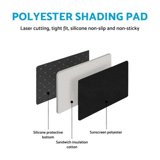 Non Slip Dash Mat Suitable For Ford Ranger PX2 PX3 MK3 XLT XL XLS 2015-2021 Black-1