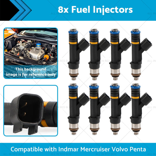 879312003 8x Fuel Injectors Suitable for Indmar Mercruiser Volvo Penta 07-13-1