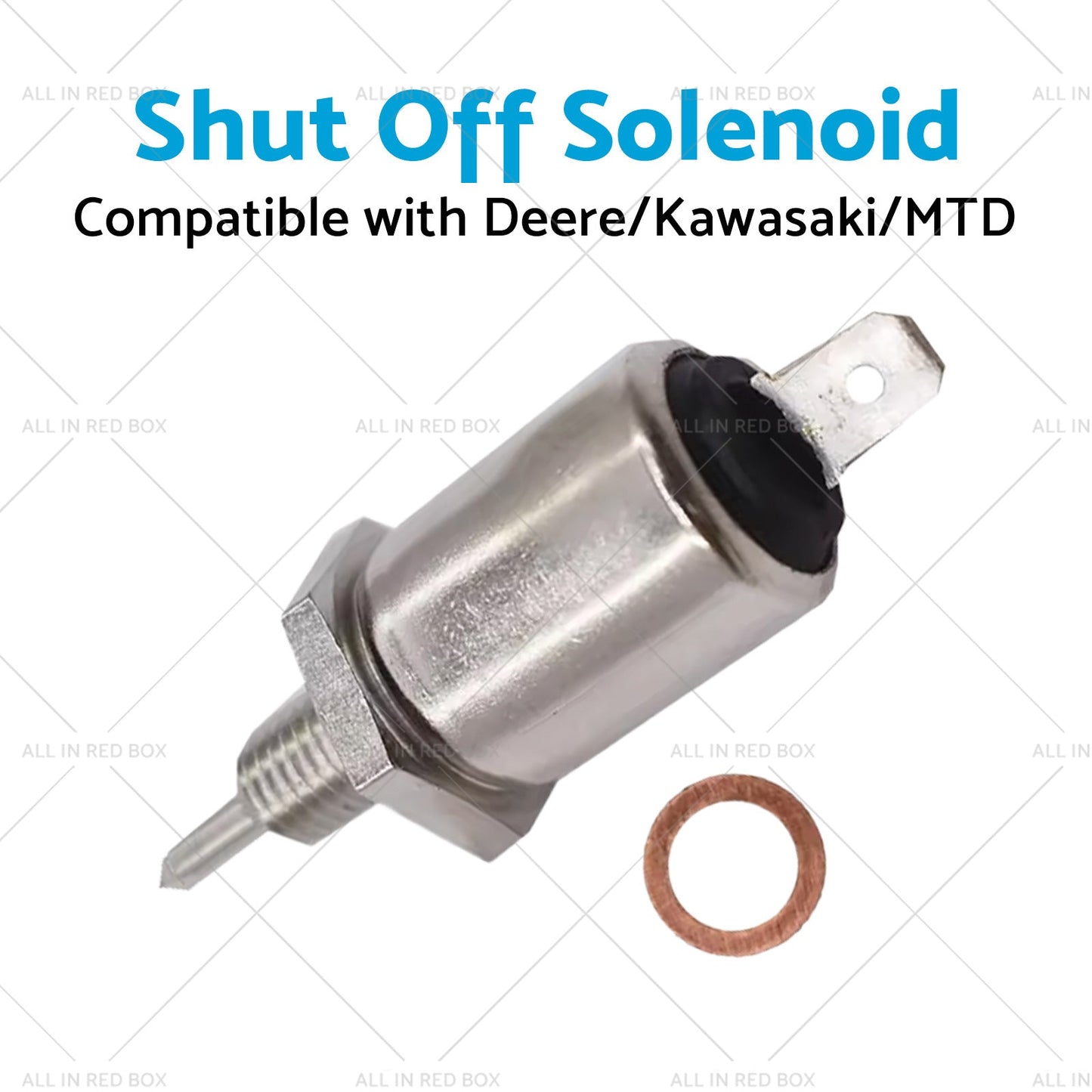 Shut Off Solenoid Suitable for Deere or Kawasaki or MTD 21188-2011 and M138477 X475-4