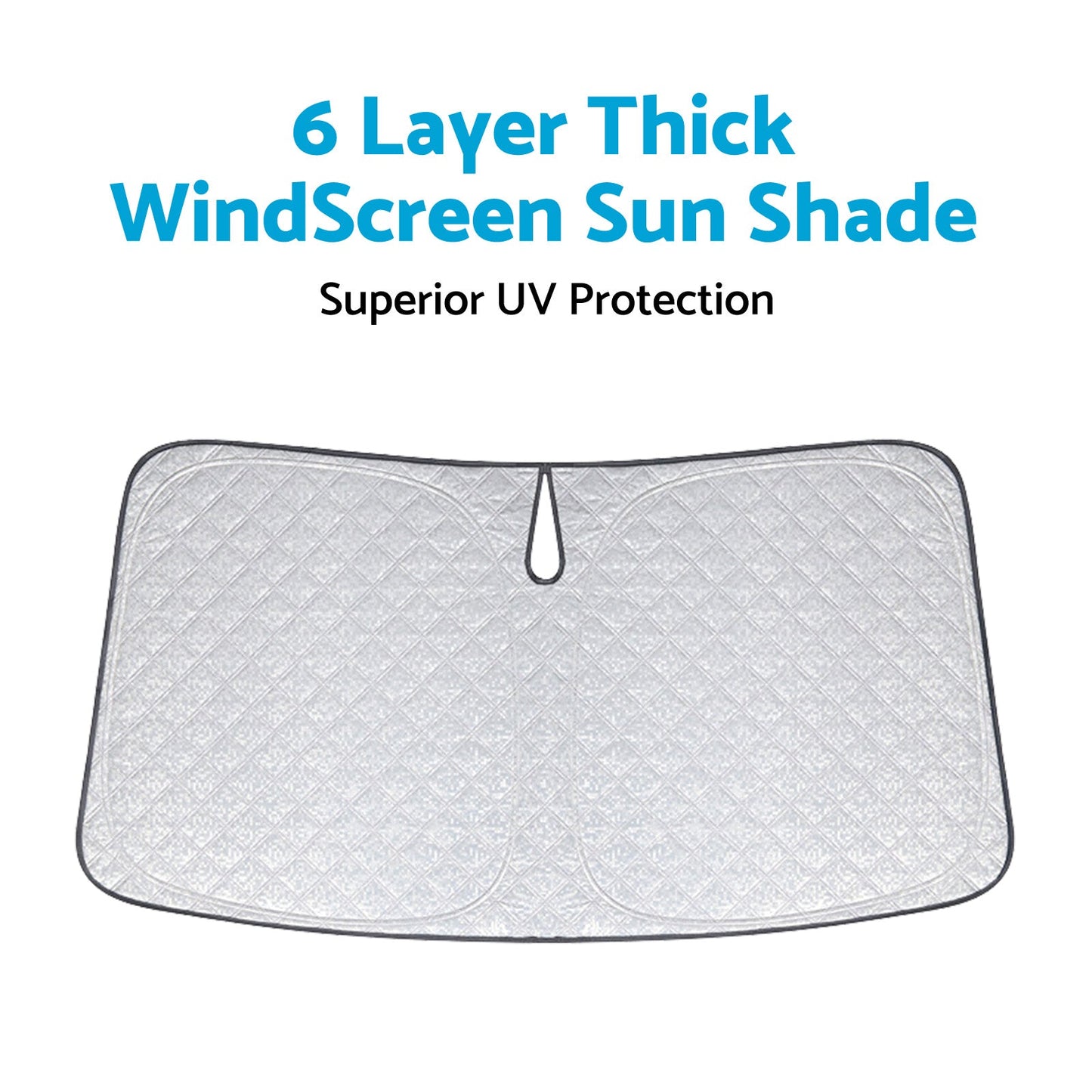 6 Layer Thick WindScreen Sun Shade Suitable For Mazda 3 19- 24 UV Protection-3