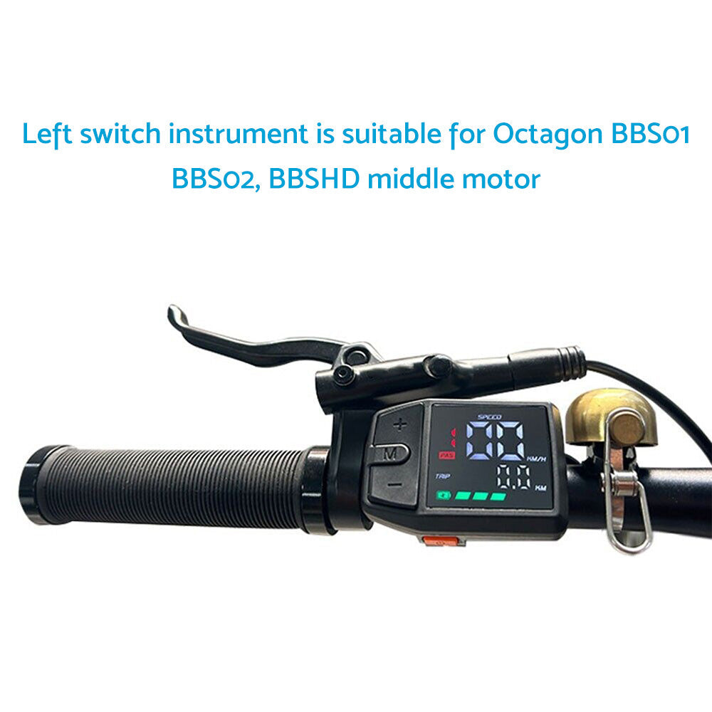 High Quality LCD Instrument Suitable For Bafang BBS01 Center Motor Color Display-3