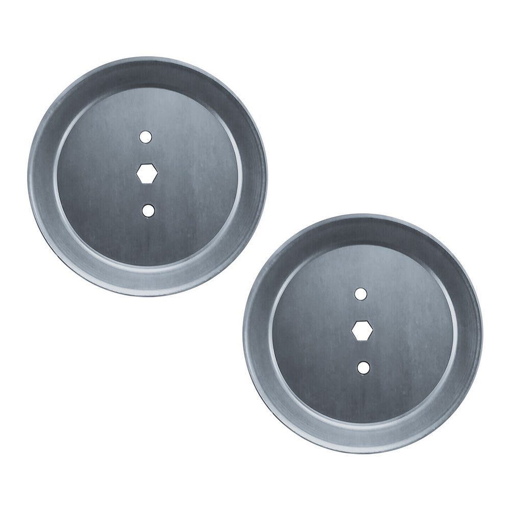 2x Blade Spindle Pulley Suitable For D and L John Deere Sabre Mowers D105 GX20367-4