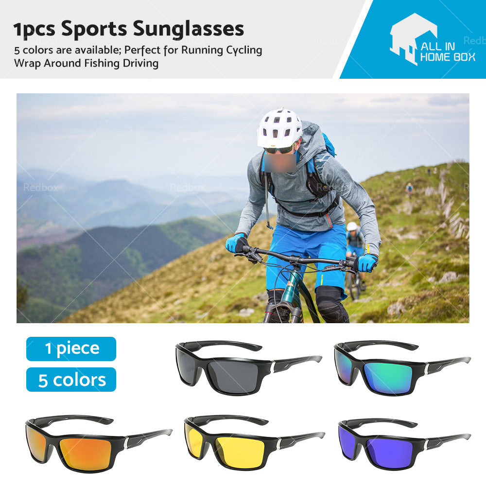 Men Polarized Sports Sunglasses Running Cycling Wrap Around Fishing Driving-2