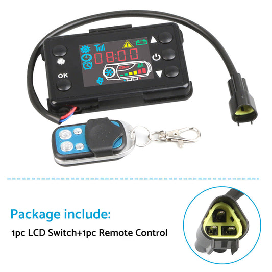12V 24V LCD Monitor Switch Parking Heater Controller For Car Air Diesel Control-1