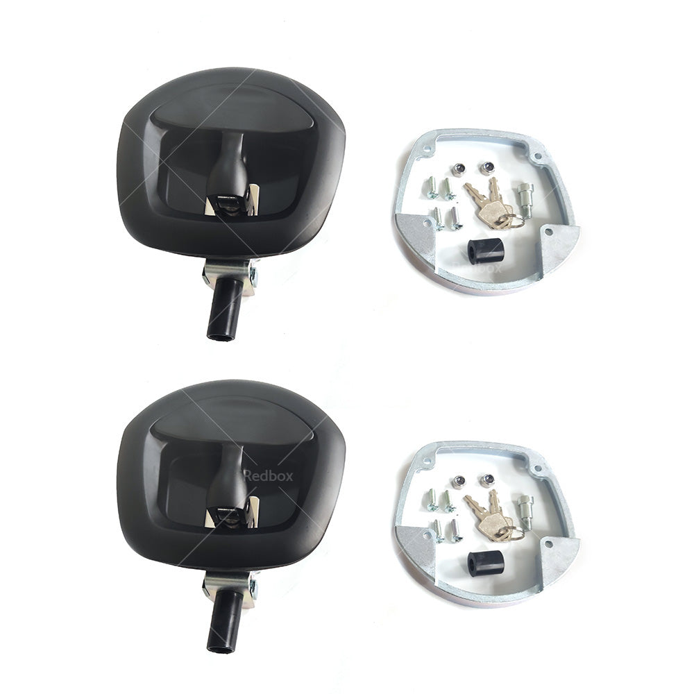 2pcs Whale Tail T Handle Lock Latch Compression Lock Ute Canopy Trailer Toolbox-3