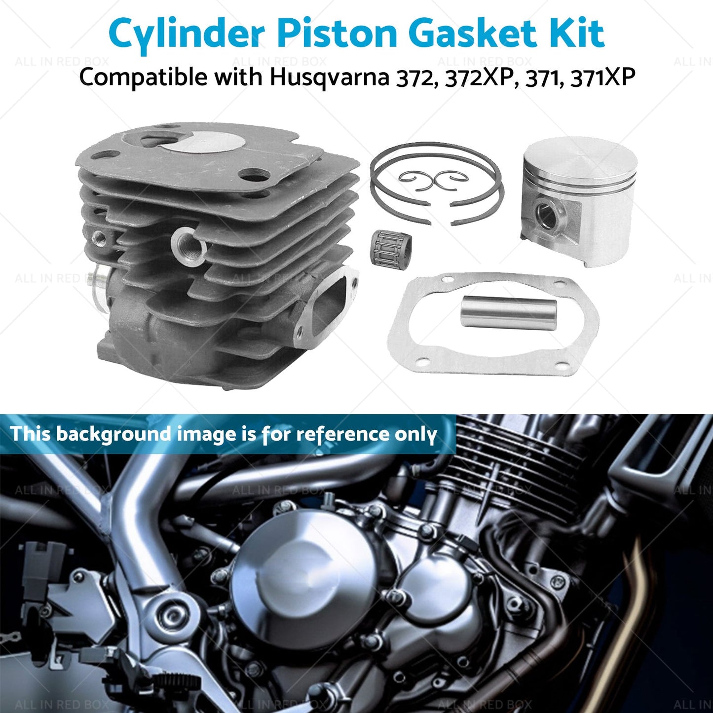 50mm Cylinder Piston Kit Suitable For Husqvarna-372 372XP 371 371XP 365 Chainsaw-4
