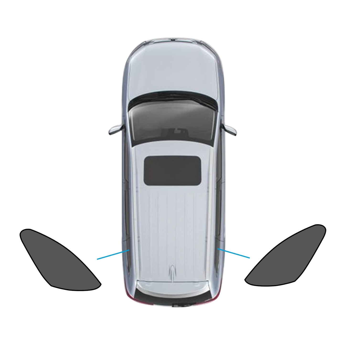 Magnetic Car Window Sun Shades Suitable for Mazda CX-3 CX3 2015-Current-2