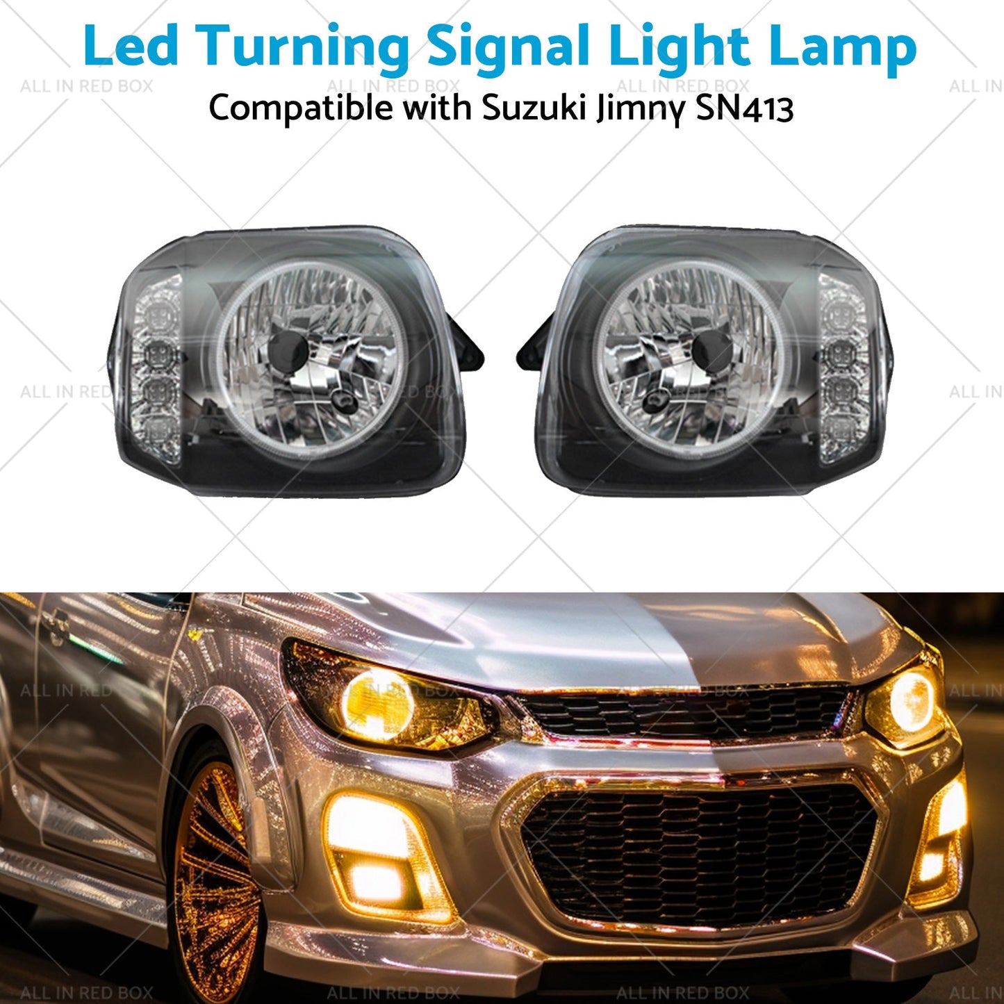 Led Turning Signal Light Lamps Angel Eyes Suitablefor Suzuki Jimny SN413 98-17-4