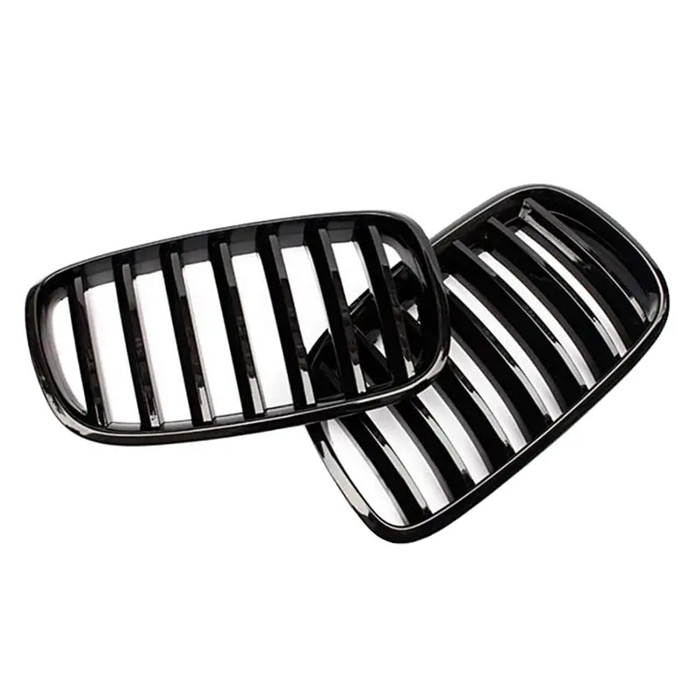 Front Bumper Kidney Grill Grille Gloss Suitable For BMW E70 X5 / E71 X6 2007-2013-4