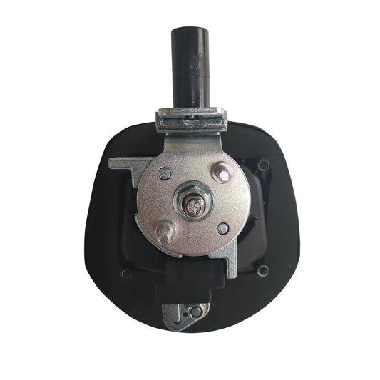 1x Central Locking Handle Whale Tail Lock Power Operated Black Recessed Folding-1