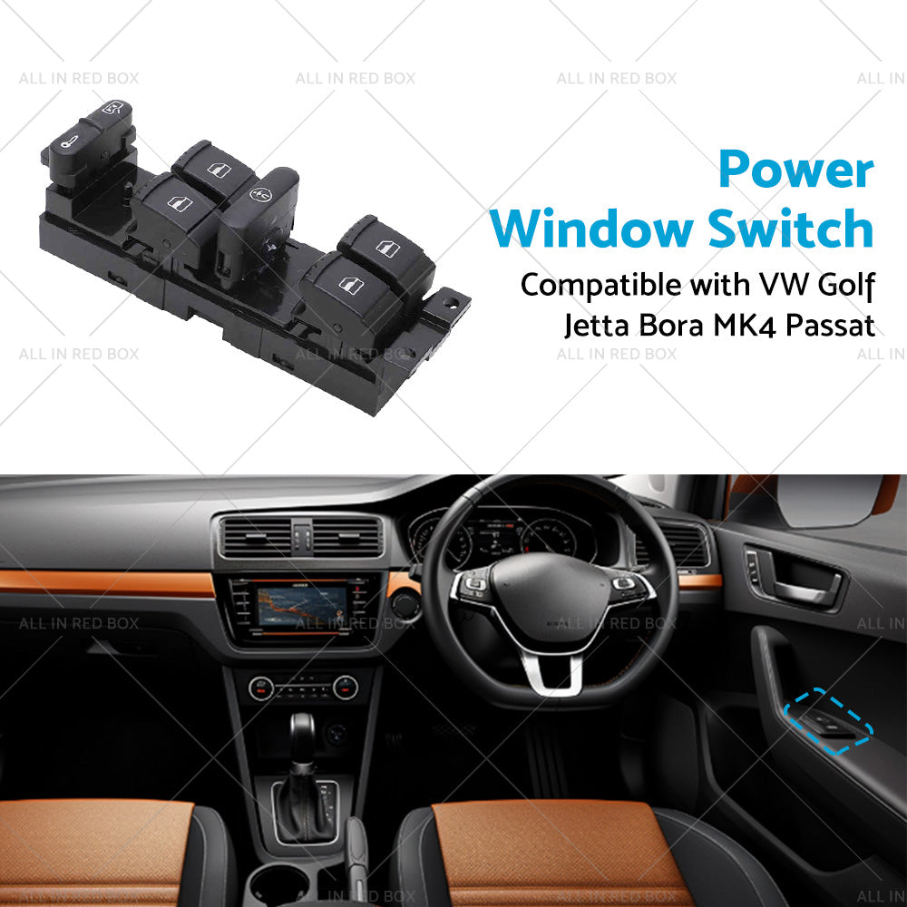 1J4959857C RH Power Window Switch Suitable For VW Golf Jetta Bora MK4 Passat-3