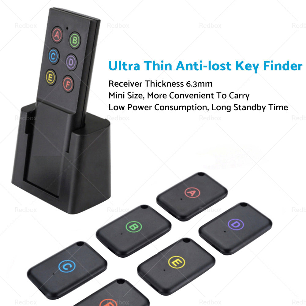Wallet Tracker Transmitter 6 Receivers Anti-lost Wireless Key Finder Remote Key-4