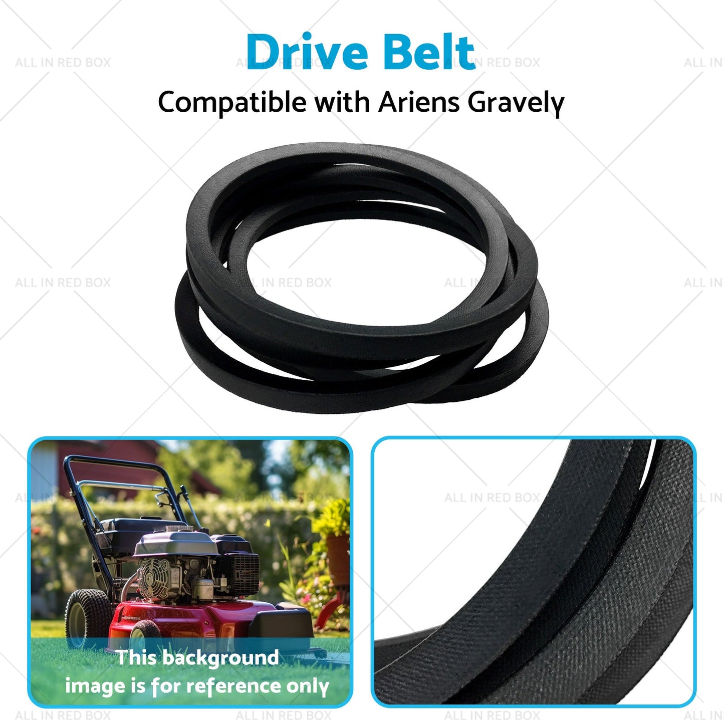 Drive Belt Suitable for Ariens Gravely 7200010 07200010 1 or 2 inch X 53. 74 inch Raw Edge-4
