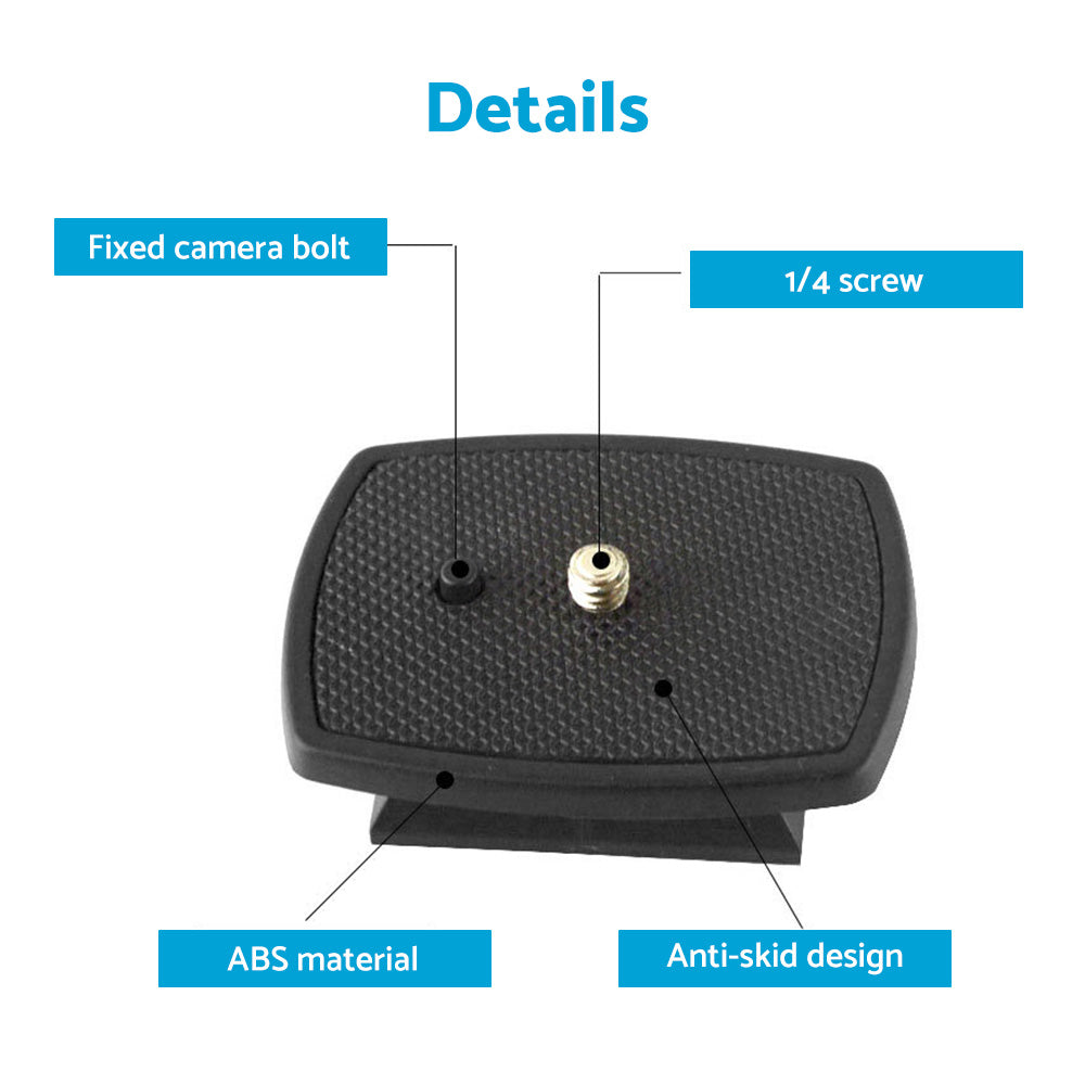 2PCS Tripod Quick Release Plate Screw Adapter Mount Head Suitable For DSLR SLR-2