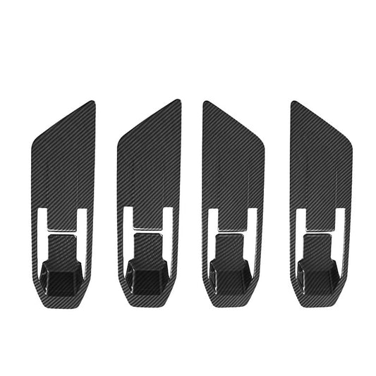 Carbon Fiber Inner Door Handle Cover Suitable For Mitsubishi Triton L200 23-25-1