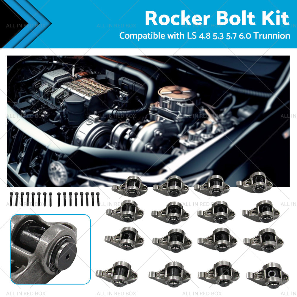 Rocker Arms with Upgraded Trunion Kit Installed Suitable for LS 4. 8 5. 3 5. 7 6. 0-0