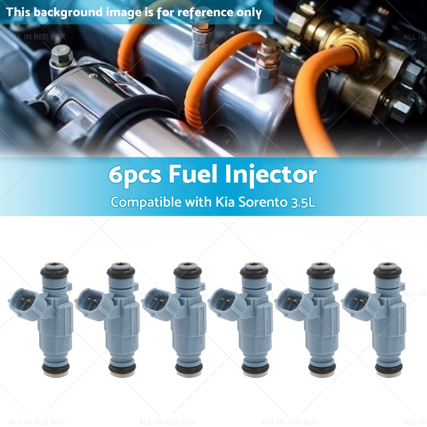 6pcs Fuel Injectors 35310-38010 Suitable for Kia Sorento 3. 5L 03-05 9260930003-2
