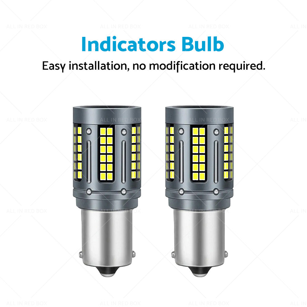 LED White Rear Reverse Bulbs BA15s Suitable For Holden Commodore VT VX VY VZ VE-1
