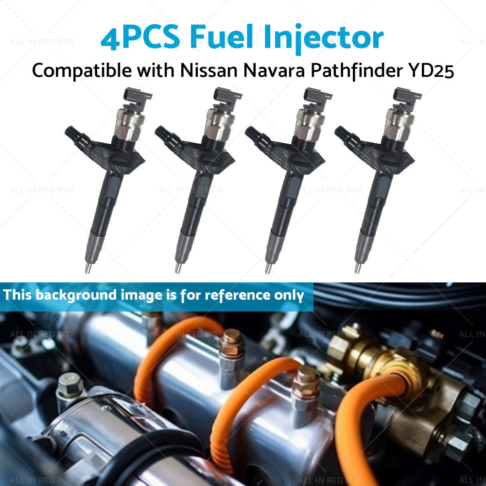 4PCS Diesel Fuel Injector Suitable for Nissan Navara Pathfinder YD25 095000-6250-4