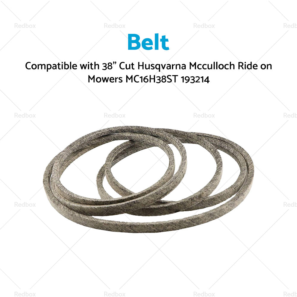 Belt Suitable For 38inch Cut Husqvarna Mcculloch Ride on Mowers MC16H38ST 193214-1