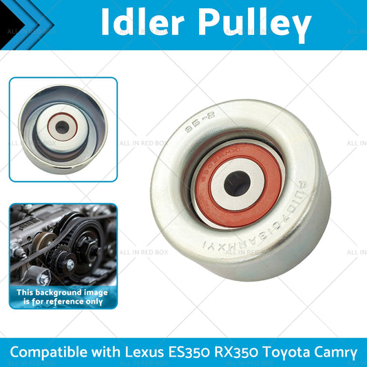 Idler Pulley Suitable for Lexus ES350 RX350 Toyota Camry 2007-2021 16604-31020-1