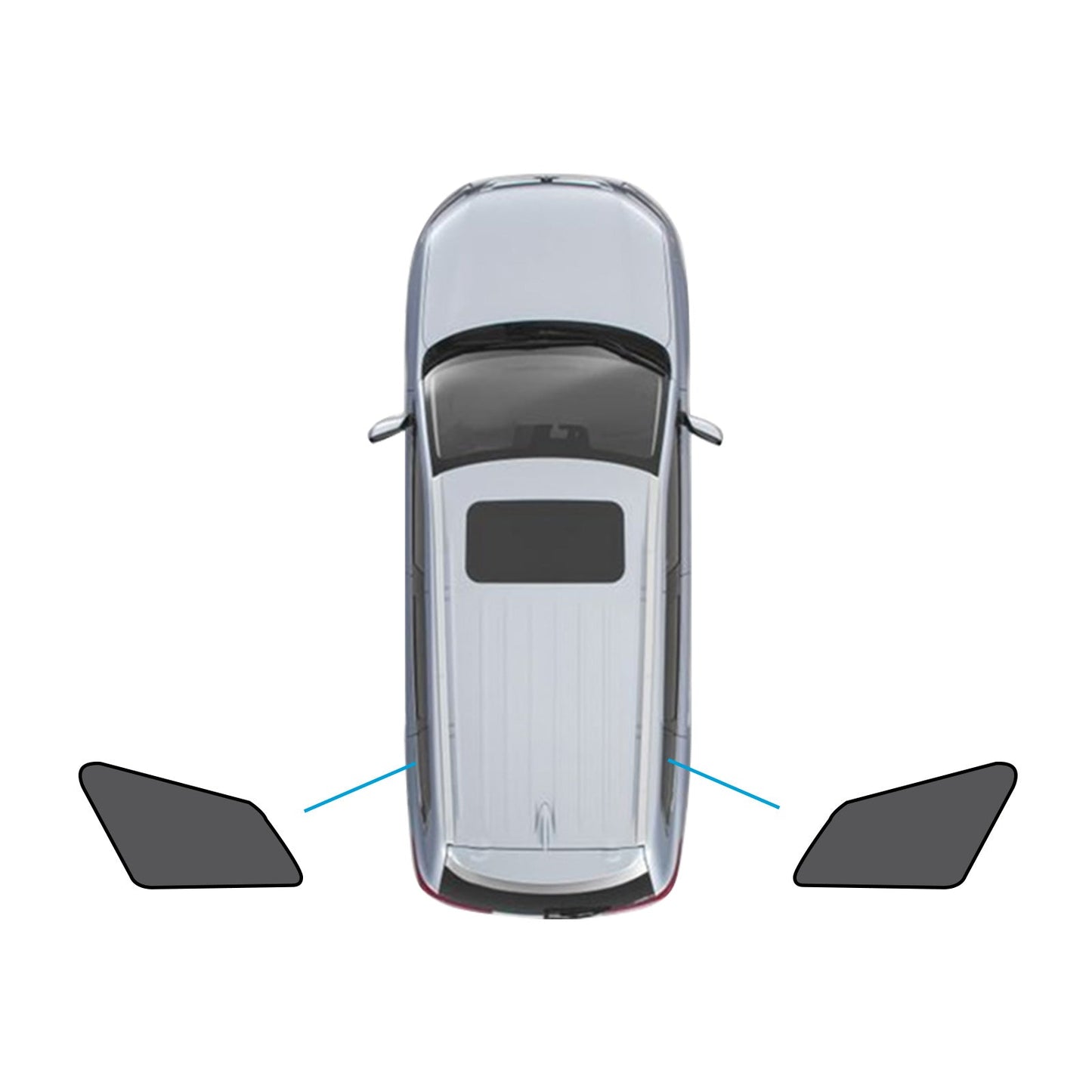 Window Magnetic Mesh Sunshades Suitable for Kia Sportage 21-24 UVA Protection-2