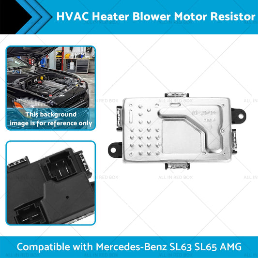 HVAC Heater Blower Motor Resistor Suitable for Mercedes-Benz SL63 SL65 AMG 13-18-1