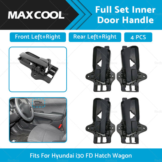 4X Front Rear Left Right Inner Door Handle For Hyundai i30 FD Hatch Wagon 07-12-1