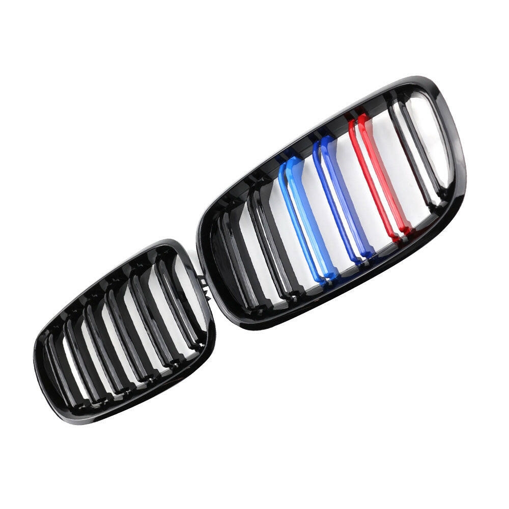 Kidney Front Grille Suitable For BMW E70 X5 / E71 X6 2007-2013 M Color-4