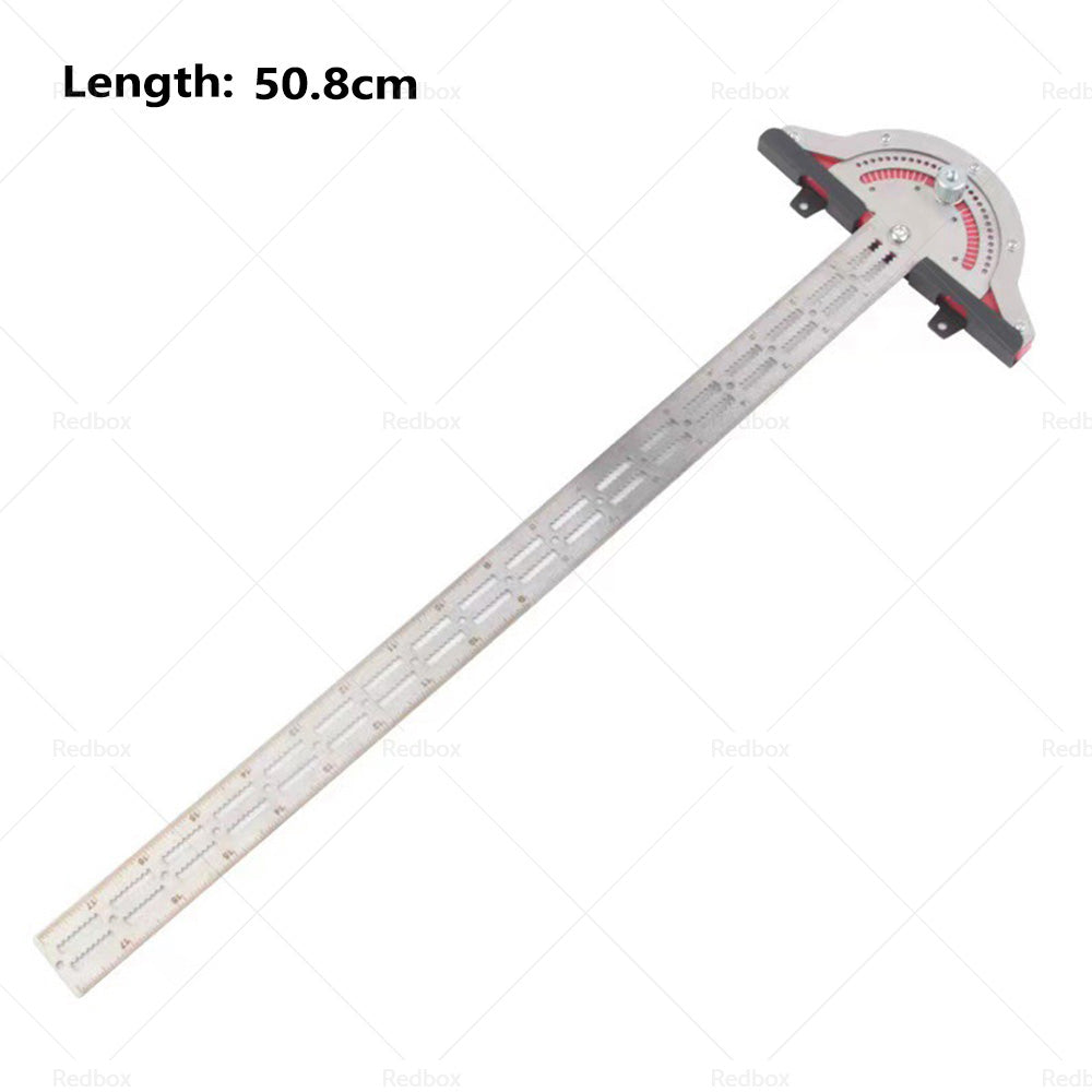 Woodworkers Edge-Rule Adjustable Protractor Angle Finder Stainless Steel Caliper-2