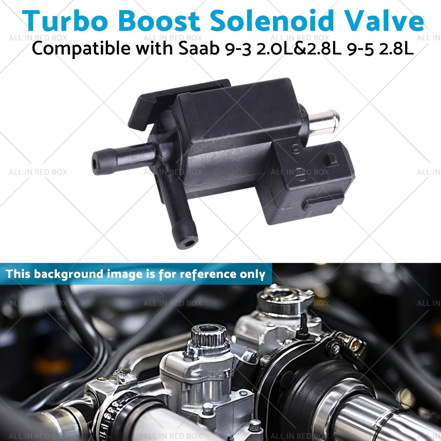 Turbo Boost Solenoid Valve Suitable for Saab 9-3 2. 0L and 2. 8L 9-5 2. 8L 728311040-4