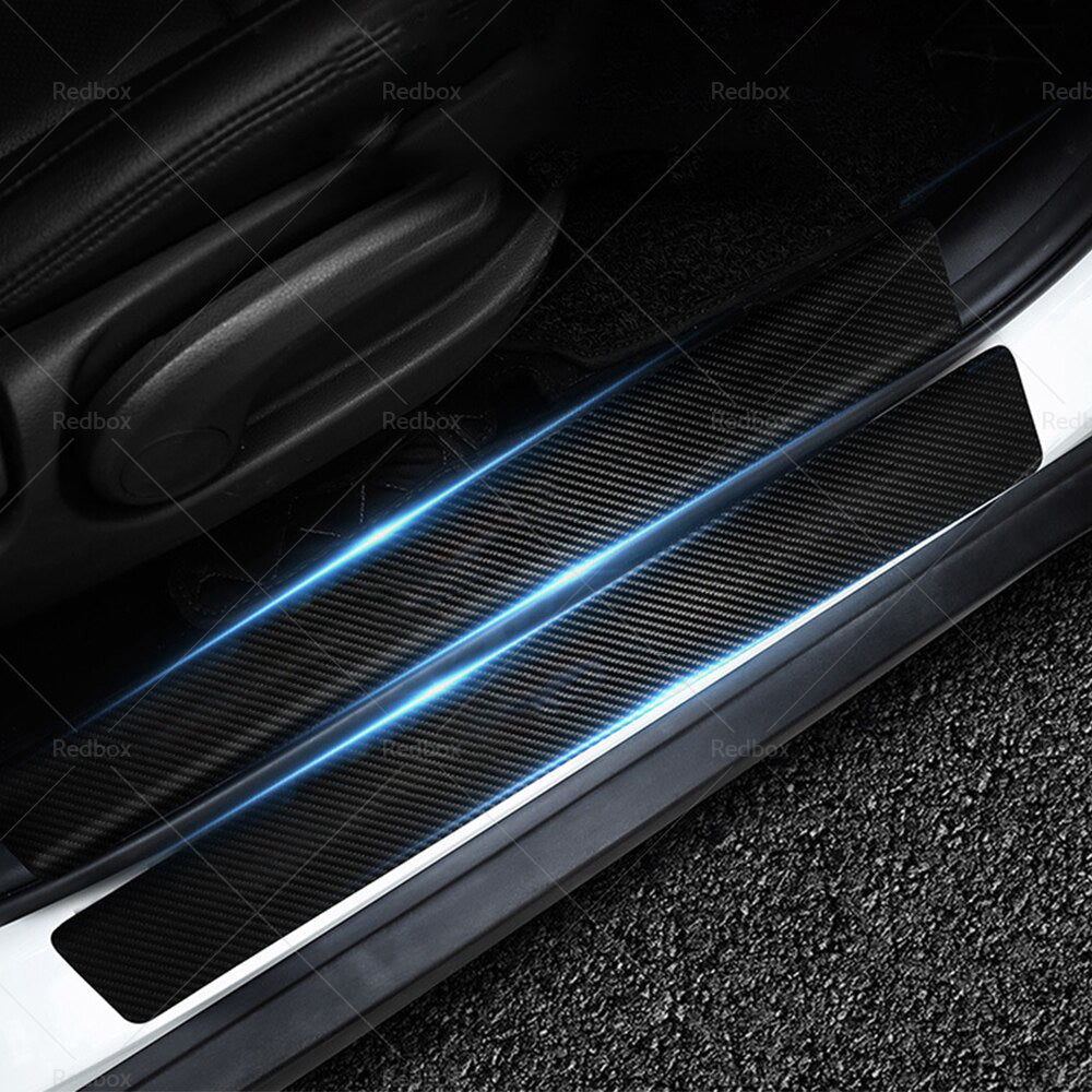 4PCS Front Rear Door Sill Threshold Sticker Suitable for Ford Ranger Wildtrak-4