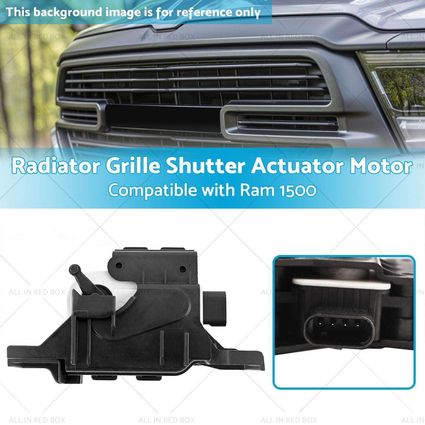 Active Radiator Shutter Actuator Suitable for Ram 1500 5. 7L V8 2013-2018 ML. 427-2