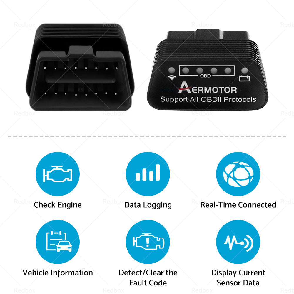ELM327 WiFi OBD2 Car Diagnostics Scanner Code Reader Suitable For iOS Android-2