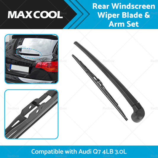 Rear Windscreen Wiper Blade and Arm Set Suitable for Audi Q7 4LB 06-15 4L0955425-1