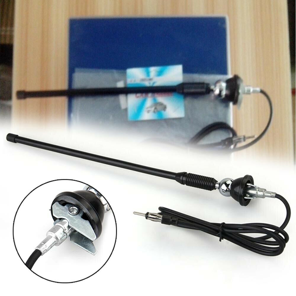Universal Stereo Aerial Rubber Car Radio Flexible Roof Wing Mounting Antenna Suitable For Most Vehicles-4