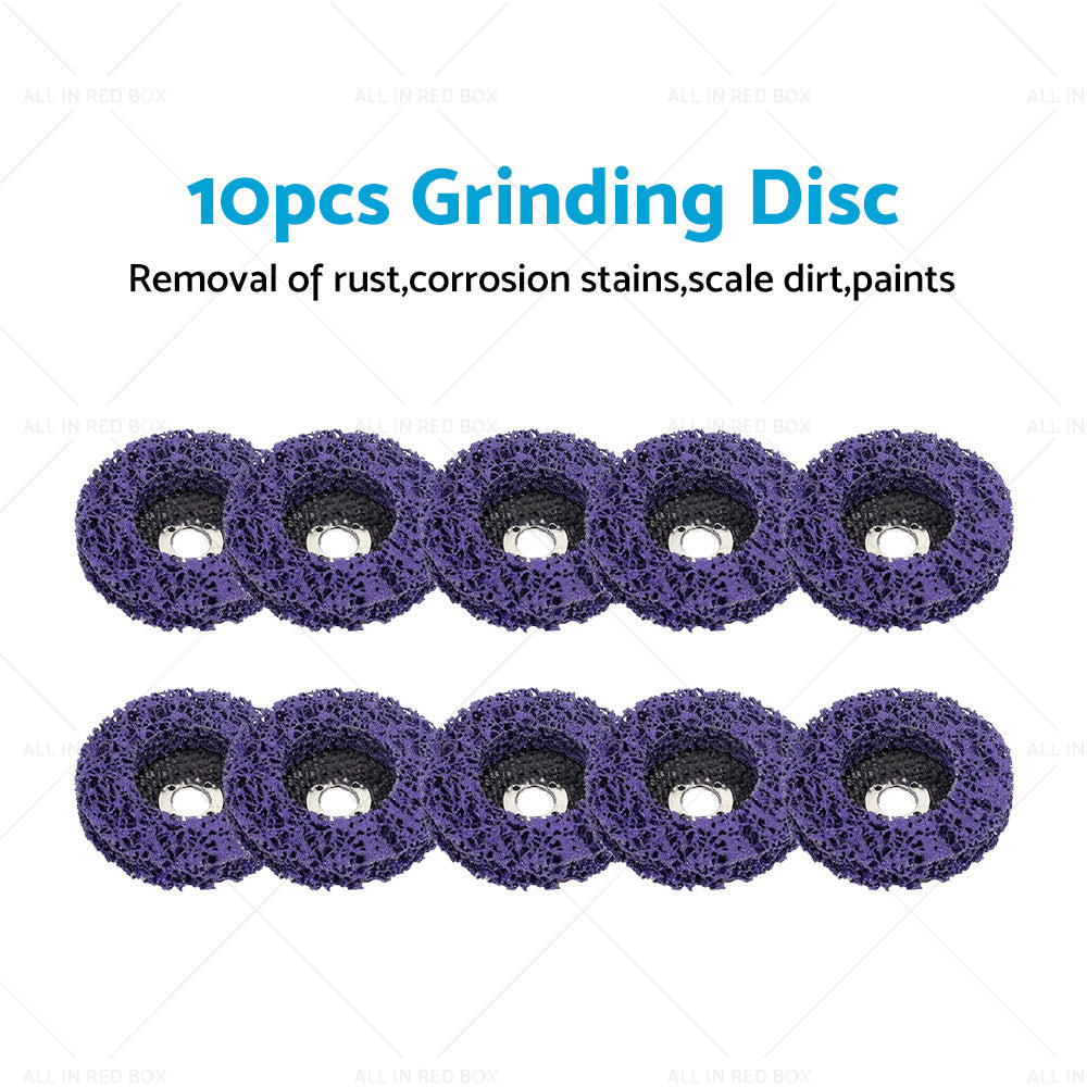Poly Strip Disc 10PCS Paint Eater Disc 4'' Stripping Wheel Grinder Abrasive Disc-4