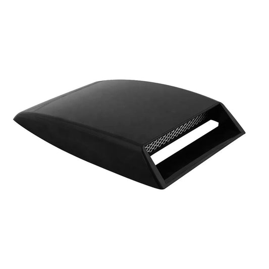 Universal Car Air Flow Intake Scoop Bonnet Hood Cover Black ABS Plastic-1