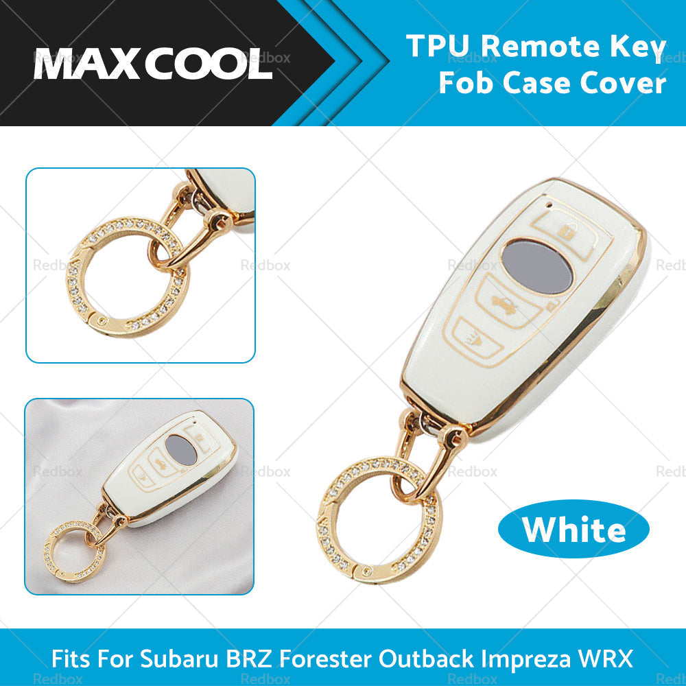 TPU Remote Key Fob Case Cover Fits For Subaru BRZ Forester Outback Impreza WRX-1