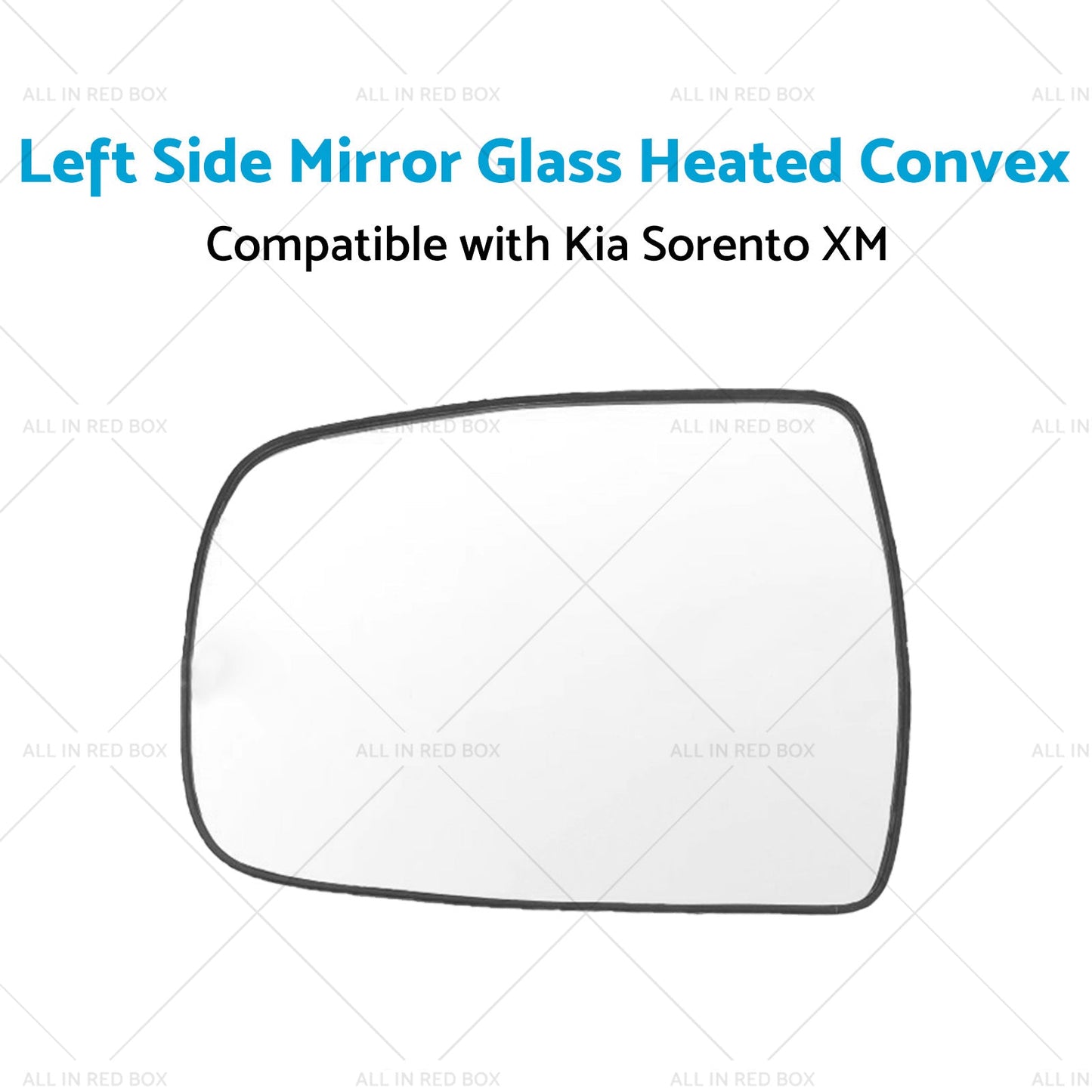 Left Side Mirror Glass Heated Convex With Base Suitable for Kia XM Sorento-1