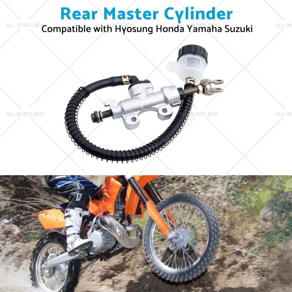 Rear Foot Brake Master Cylinder Pump Reservoir Suitable for Honda Yamaha Suzuki-3