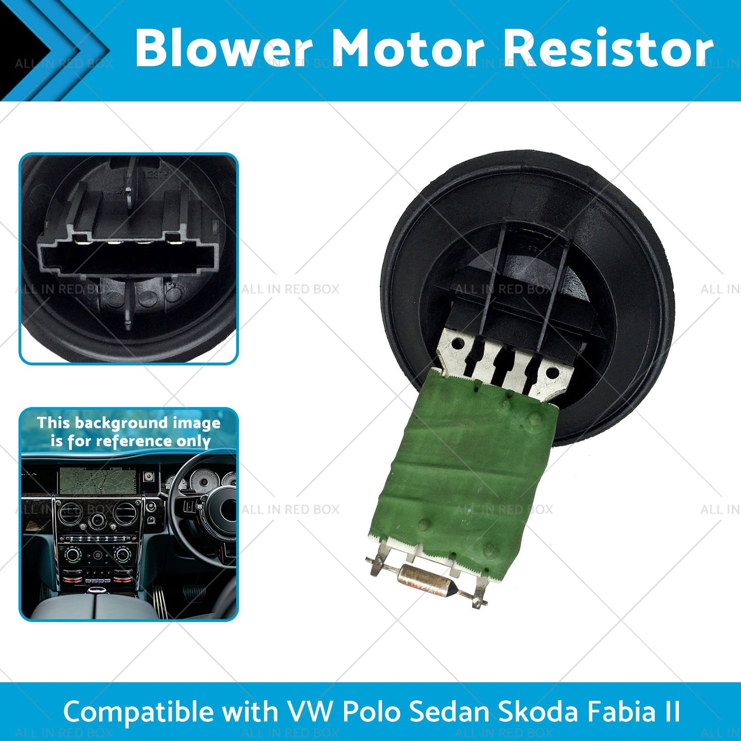 6Q0959263 Blower Motor Resistor Suitable for VW Polo Sedan Skoda Fabia II 07--1