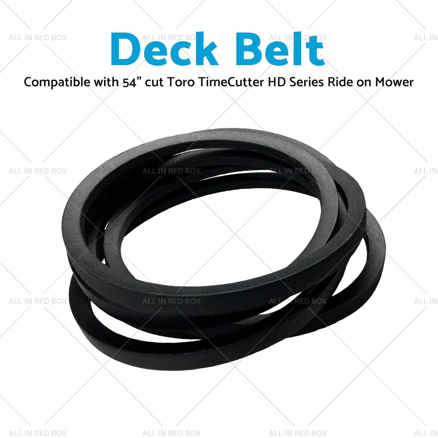 Deck Belt Suitablefor Selected 54 inch Toro HD Series Ride on Mower ZTR 133-7076-4
