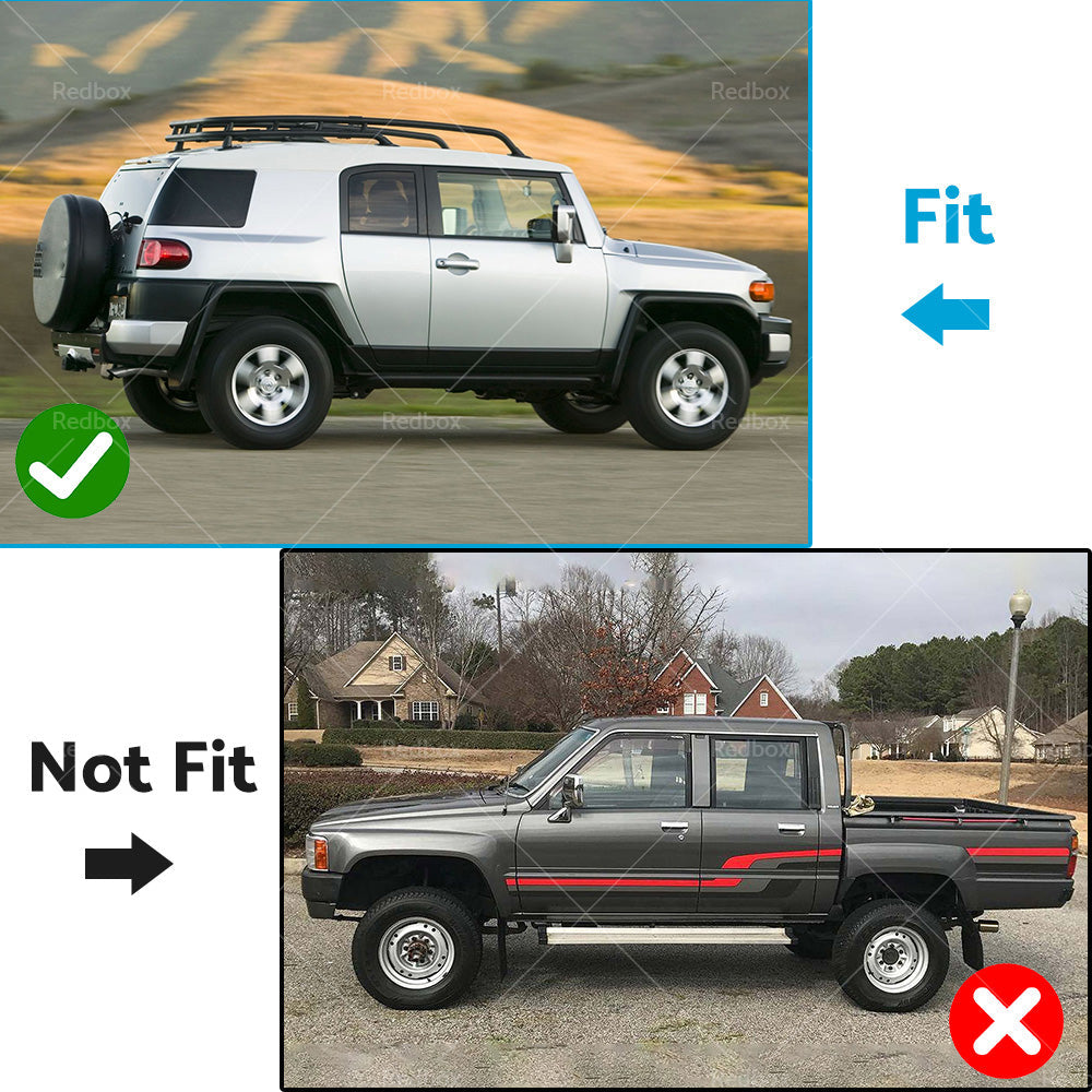 4x Door Auto Window Trim Moulding Belt Weatherstrip For Toyota 07-14 FJ Cruiser-4