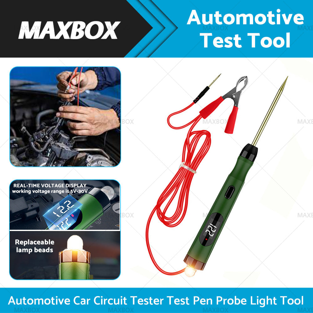 Auto Car Circuit Tester Pen Probe Light Tool 6V 12V 24V Circuit Voltage Measure-0