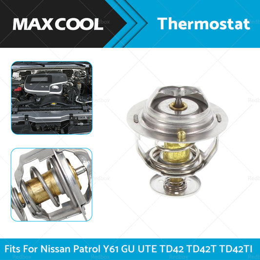 Thermostat For Nissan Patrol Y61 GU UTE TD42 TD42T TD42TI Diesel Engine 98-12-1