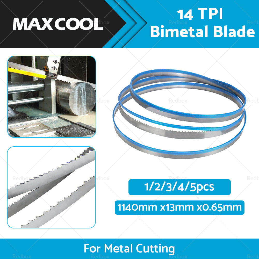 BI METAL BIMETAL BAND SAW BANDSAW BLADE 1140mm x13mm x 14 TPI FOR METAL CUTTING-1