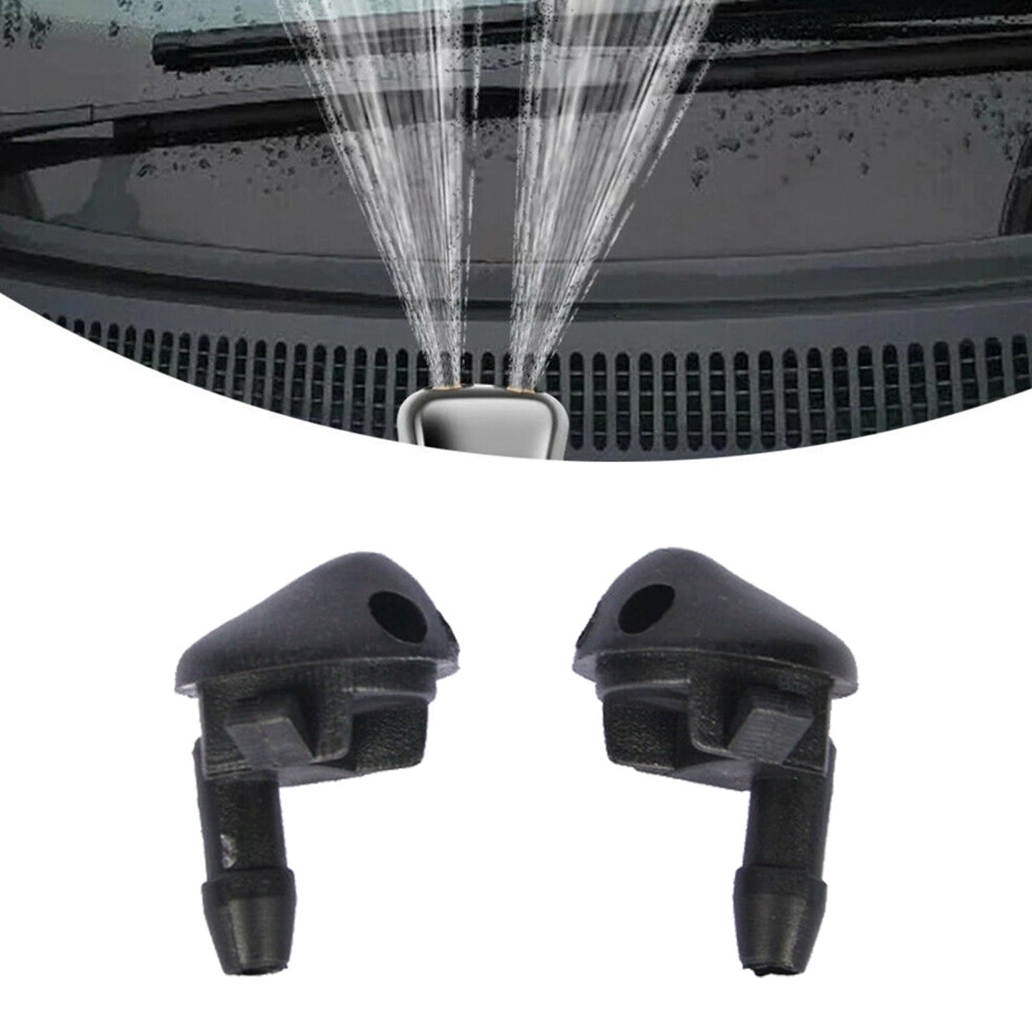 2x Windscreen Washer Jet Nozzle Suitable For Holden Commodore VR VT VX VY VZ 1993–2007-1